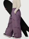 Pantalon de neige extra ample avec poches cargo réfléchissantes Wild Motion pour femme