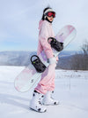Combinaisons de snowboard d'hiver colorées et fluo pour femmes
