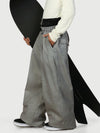 Pantalon de neige ample OG pour homme, style urbain, inspiré des vêtements de travail, avec rivets apparents et coupe large.