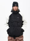 Veste de snowboard bomber camouflage Mountain Freestyle pour homme avec poche cargo