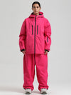 Combinaisons de ski Gsou Snow pour femmes, résistantes, isolées et coupe-vent, style montagne pro.