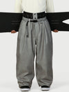 Pantalon de neige ample OG pour homme, style urbain, inspiré des vêtements de travail, avec rivets apparents et coupe large.