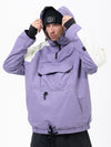 Veste de snowboard bomber camouflage Mountain Freestyle pour homme avec poche cargo