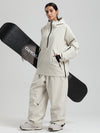 Combinaisons de snowboard anorak Gsou Snow pour femmes, résistantes et au style urbain.