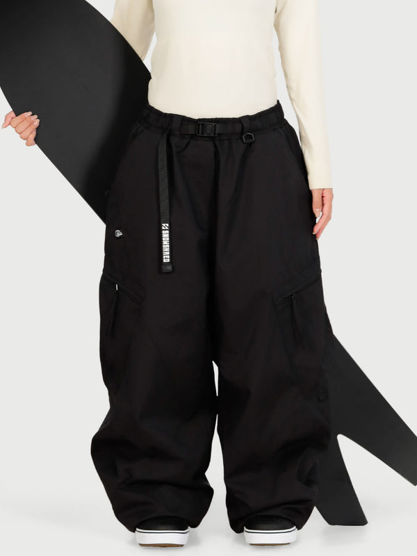 Pantalon de ski cargo oversize TerrainFlex Freestyle pour femme – Édition Crew