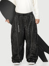 Pantalon de neige extra ample Wild Motion pour homme, avec poches cargo réfléchissantes.