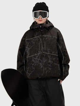 Veste de ski freestyle Nightline Park Rider pour femme avec panneaux réfléchissants
