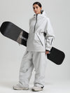 Combinaisons de snowboard anorak Gsou Snow pour femmes, résistantes et au style urbain.