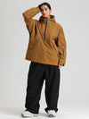Combinaisons de snowboard anorak Gsou Snow pour femmes, résistantes et au style urbain.