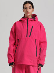 Anorak ample et résistant pour femme, style montagne, de la marque Gsou Snow.