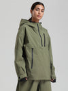 Anorak ample et résistant pour femme, style montagne, de la marque Gsou Snow.