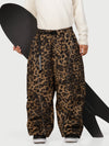 Pantalon de neige extra ample Wild Motion pour homme, avec poches cargo réfléchissantes.