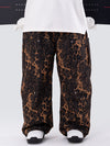 Pantalon de ski ample léopard double genou pour homme