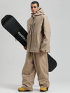 Combinaisons de ski Gsou Snow pour hommes, résistantes, isolées et coupe-vent.