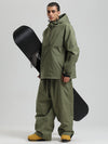 Combinaisons de snowboard anorak Gsou Snow pour hommes, résistantes et au style urbain.