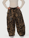 Pantalon de neige extra ample avec poches cargo réfléchissantes Wild Motion pour femme