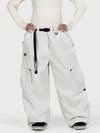 Pantalon de ski cargo oversize TerrainFlex Freestyle pour femme – Édition Crew