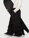 Pantalon de neige extra ample Wild Motion pour homme, avec poches cargo réfléchissantes.
