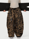 Pantalon de neige extra ample avec poches cargo réfléchissantes Wild Motion pour femme
