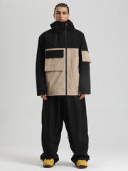 Combinaisons de snowboard cargo hybrides Gsou Snow Terrain Flow FlexZip pour hommes