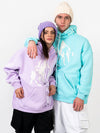 Sweat à capuche unisexe Snowall pour homme, motif paysage de montagne enneigé, résistant à l'eau