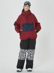 Combinaison de snowboard ample d'hiver pour femme, veste et pantalon de ski Prime Bomber