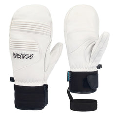 Gants et moufles de snowboard Gsou Snow en cuir de chèvre pour femmes, adaptés à toutes les conditions météorologiques