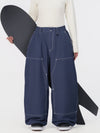 Pantalon de snowboard UrbanCraft Utility Freeride Baggy pour femme avec empiècements renforcés