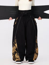 Pantalon de jogging ample pour femme, style jogging, avec empiècements et bandes réfléchissantes, style graffiti, couleur Hyper Flux.