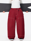 Pantalon de snowboard UrbanCraft Utility Freeride Baggy pour femme avec empiècements renforcés