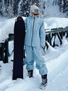 Combinaisons de ski deux pièces imperméables John Snow pour hommes, adaptées à tous les temps et aux sports de plein air.