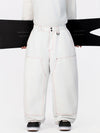 Pantalon de snowboard UrbanCraft Utility Freeride Baggy pour homme avec empiècements renforcés