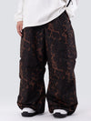 Pantalon de snowboard ample léopard Mountain Chill Freestyle Prime pour femme