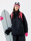 Veste de ski ample Nandn unisexe 3L Snow-Peak pour femme