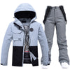 Ensemble veste et pantalon de ski femme colorblock toutes saisons