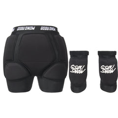Ensemble short et genouillères de protection 3D unisexe Gsou Snow