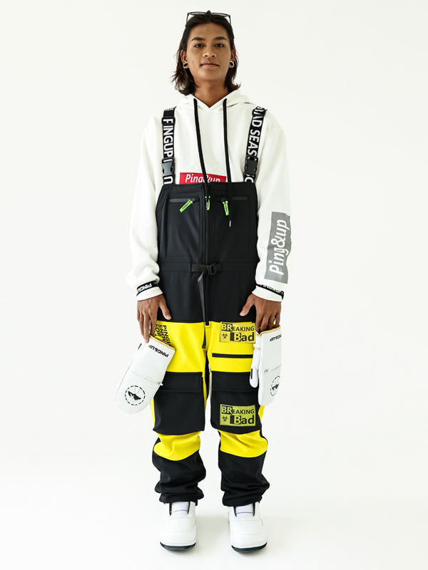Salopettes de snowboard unisexes Pingup Breaking Bad