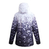 Combinaison de snowboard d'hiver imperméable à imprimé coloré SMN Mountain Freeze pour femme