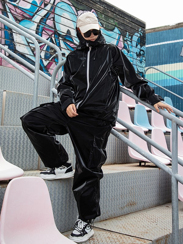 Vestes de ski Mountain Beast pour femmes, noires, en graphène 3L