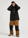 Ensemble veste de ski cargo et salopette Gsou Snow Winter Ranger pour homme