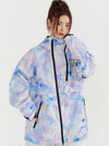 Veste de ski oversize Nandn Candy Snow pour femme