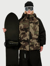 Veste de ski freestyle multifonctionnelle et résistante pour femme, style urbain.
