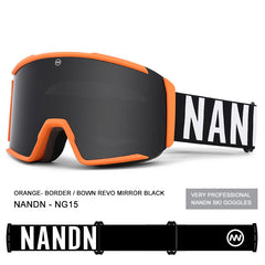 Lunettes de snowboard/ski unisexes Nandn Mountain Chill