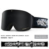 Lunettes de ski/snowboard unisexes Nandn, protection ouvrables