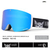 Lunettes de ski emblématiques unisexes Nandn respectueuses des animaux
