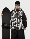 Veste de ski freestyle multifonctionnelle et résistante pour femme, style urbain.