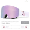 Lunettes de ski emblématiques unisexes Nandn respectueuses des animaux