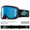 Lunettes de ski tendance FreedomShade unisexes Nandn
