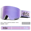 Lunettes de ski/snowboard unisexes Nandn, protection ouvrables