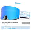 Lunettes de ski emblématiques unisexes Nandn respectueuses des animaux